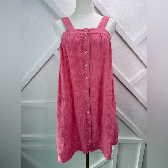 Lake Hamptons Nightgown Gauze Cotton Blend Pink Size XS - Picture 2 of 10